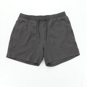 Bearbottom Shorts Mens Large Black 5.5 Inseam Textured Drawstring Casual